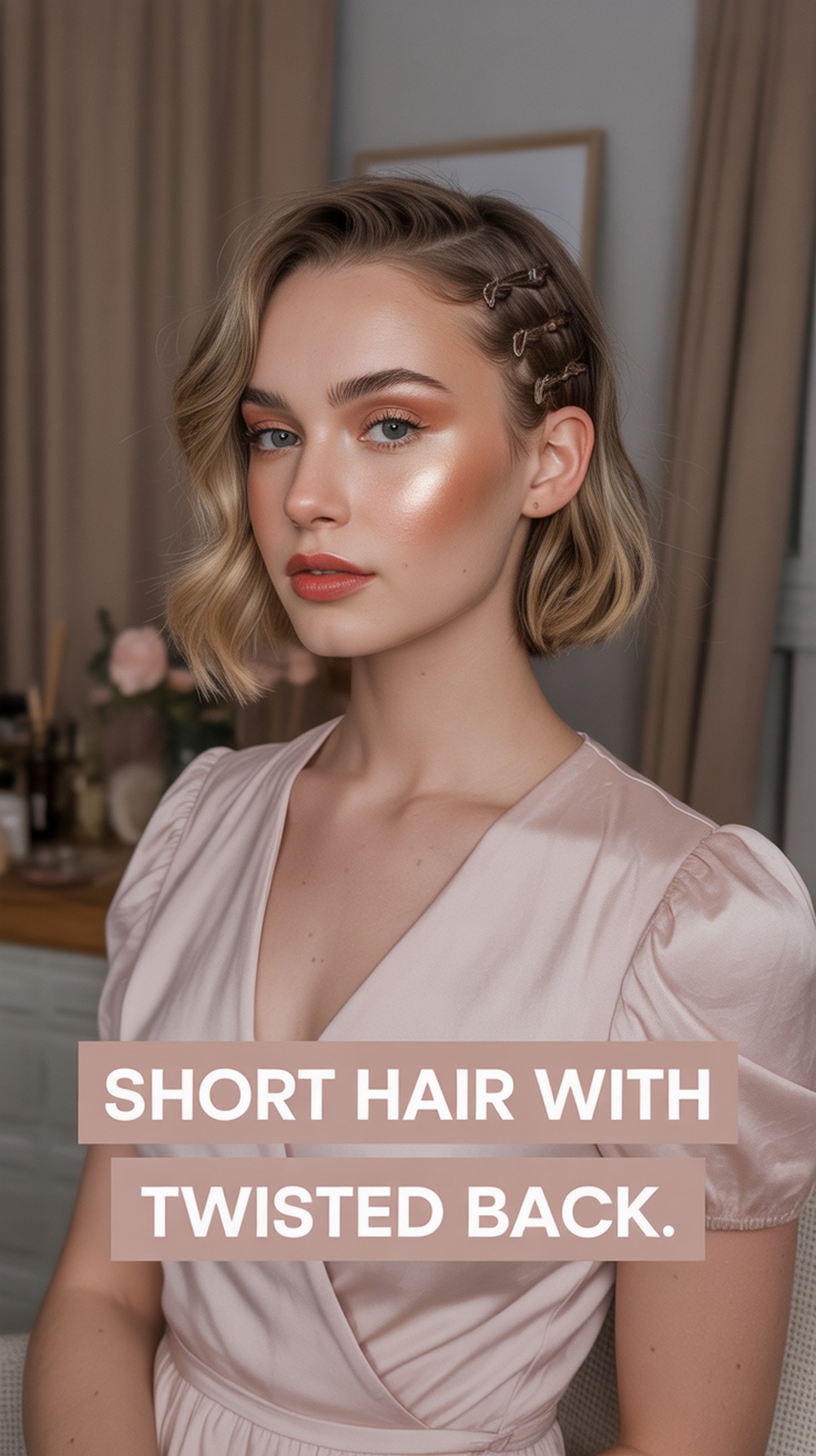 Short Hair with Twisted Back