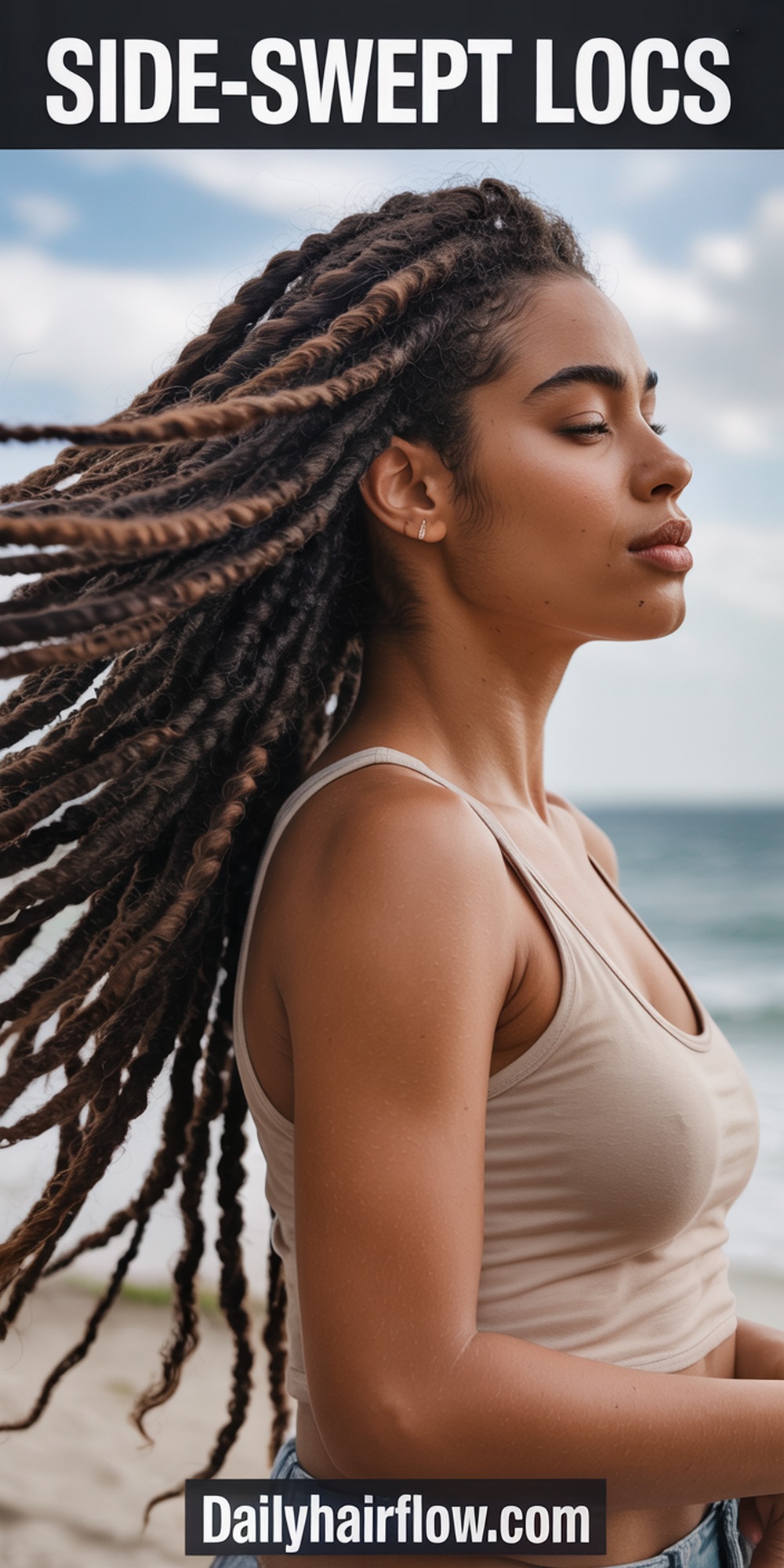 Side Swept Locs