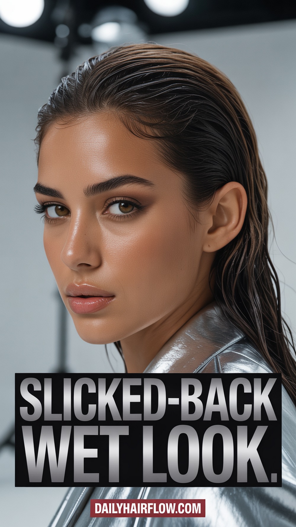 Slicked Back Wet Look