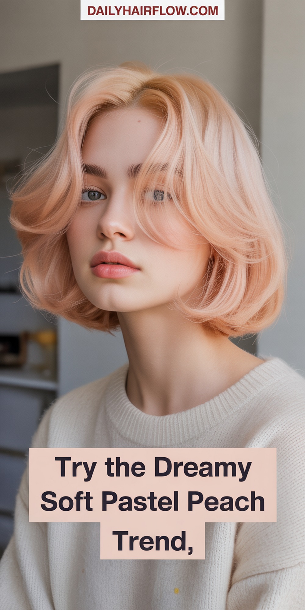 Soft Pastel Peach