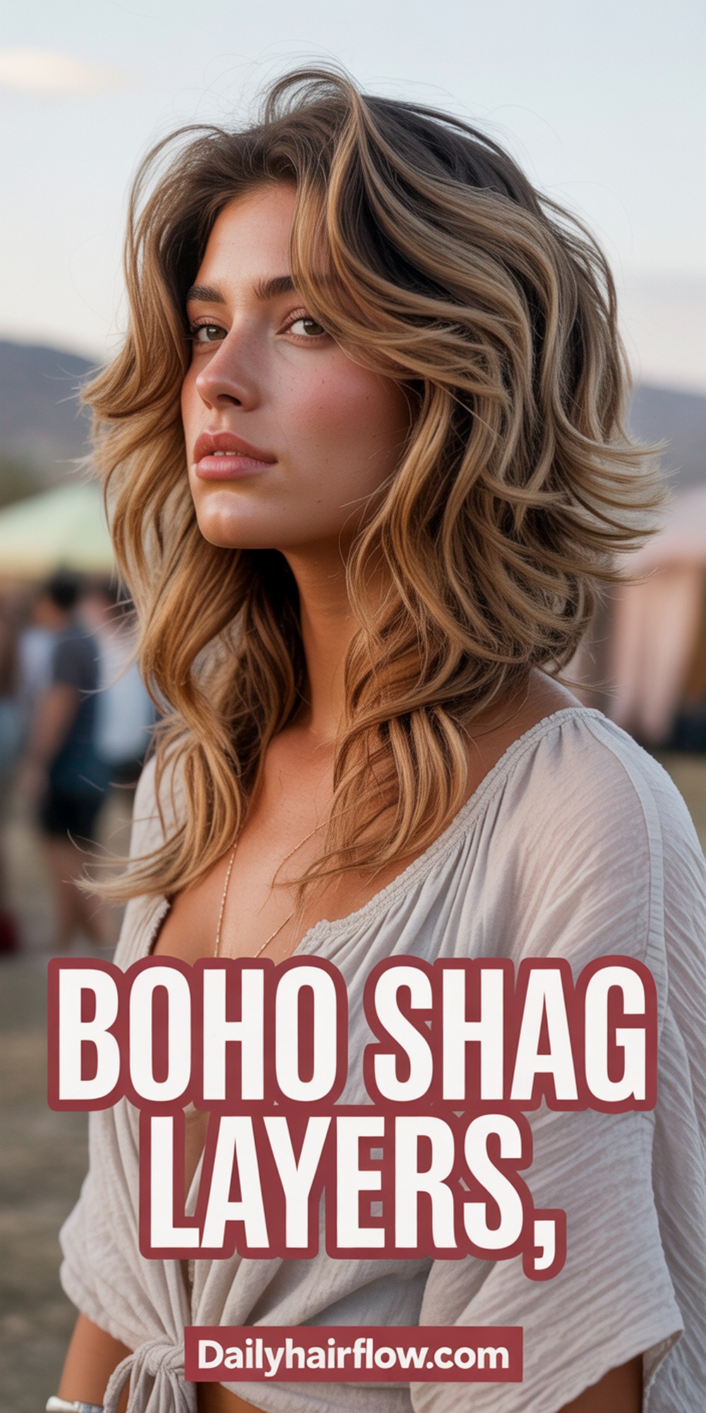 Textured Boho Shag with Blended Lengths
