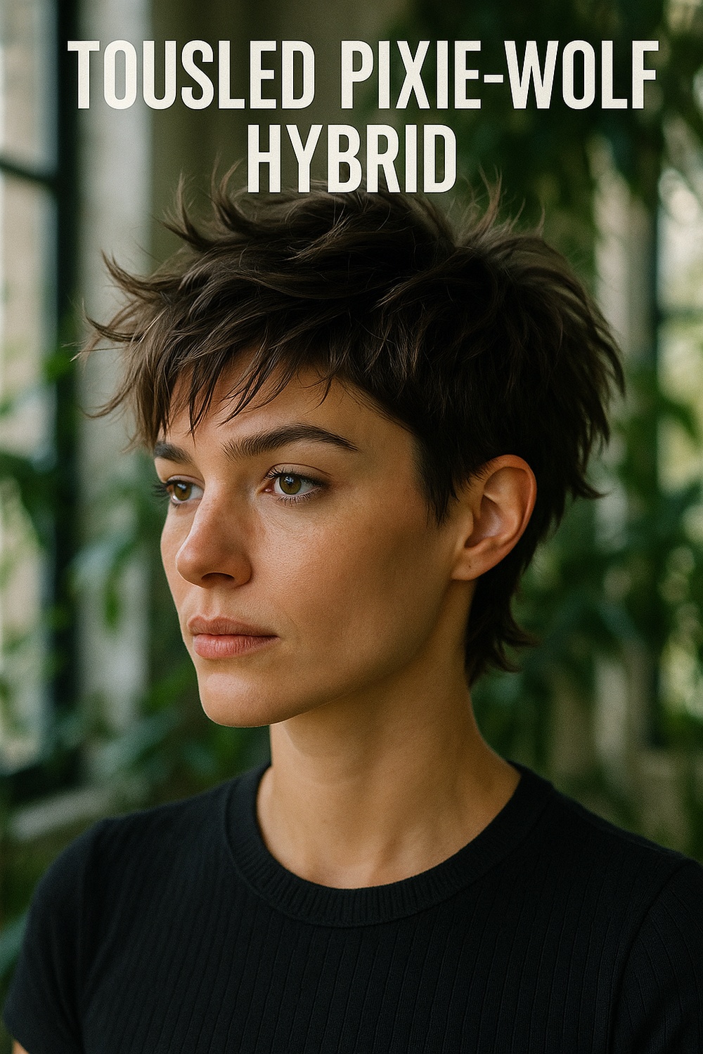 Tousled Pixie Wolf Hybrid