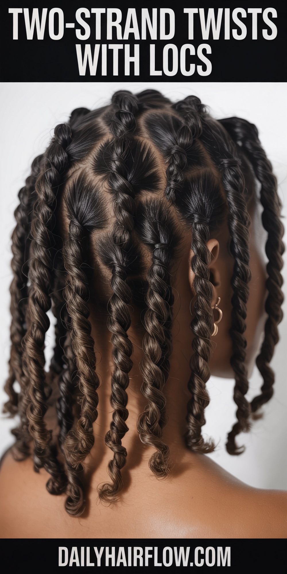 Two Strand Twists with Locs
