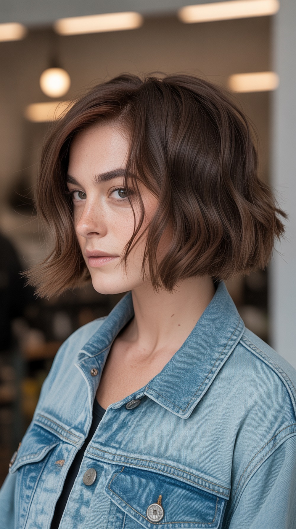 Bedhead Bob with Lifted Crown