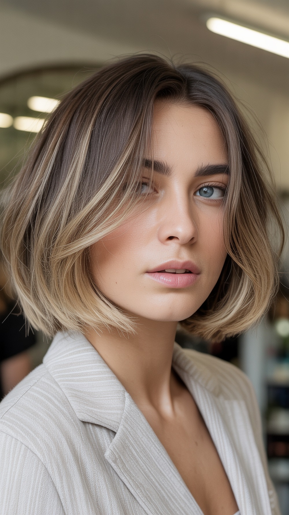 Blunt Bob with Soft Texture