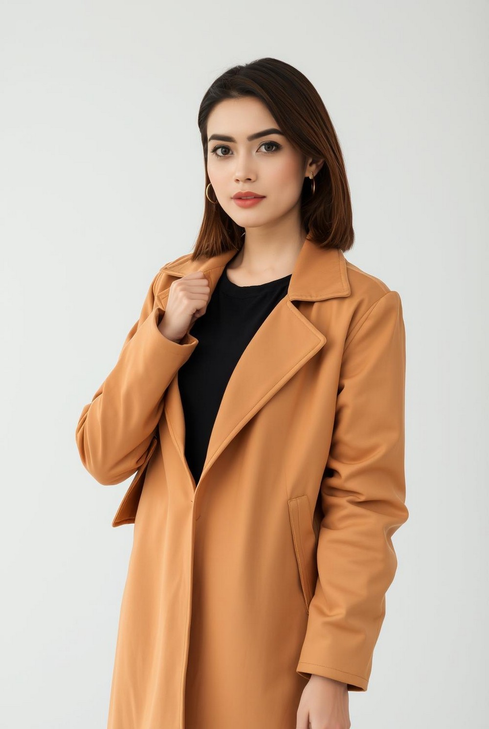 Blunt one length midi