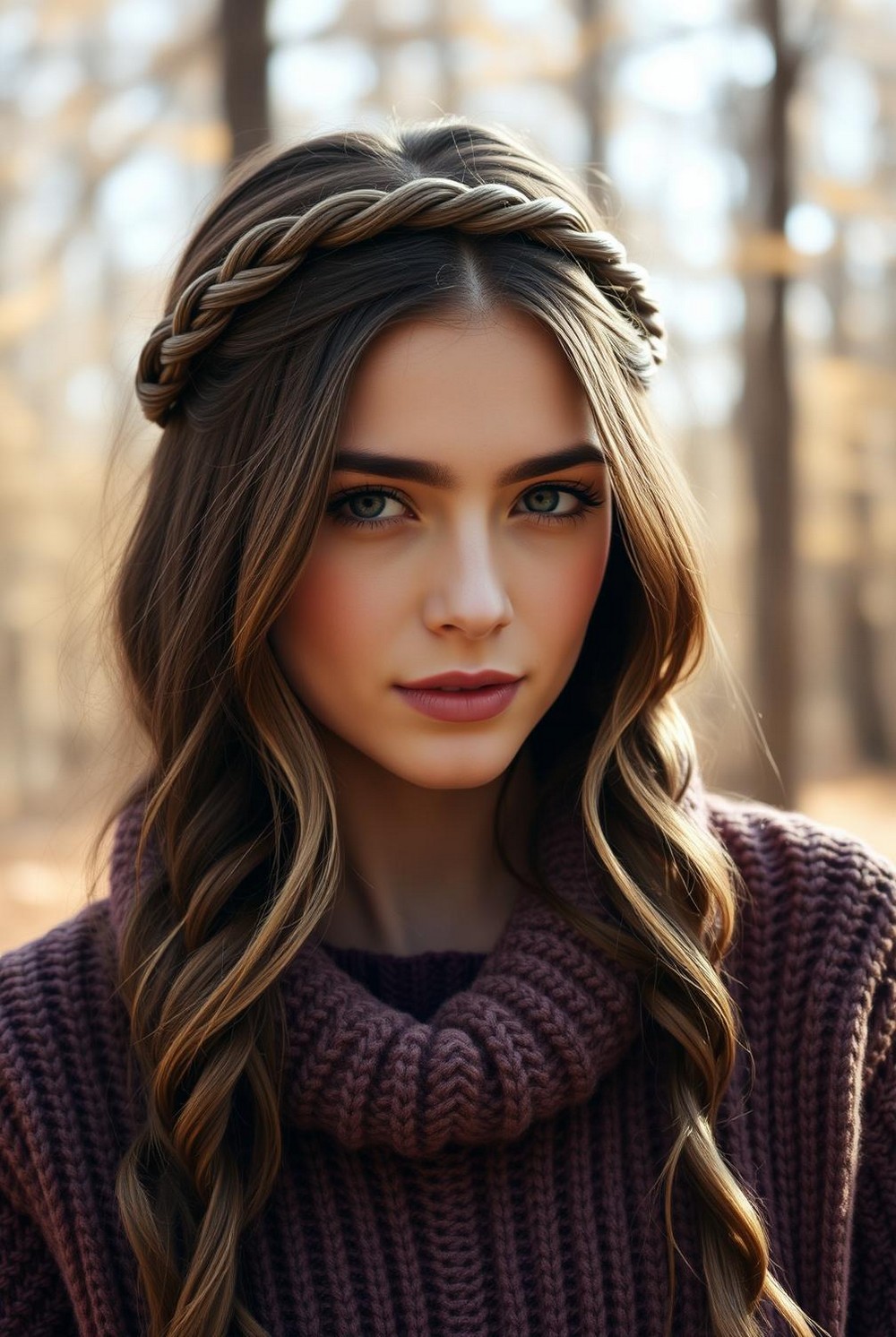 Braided Crown for Cozy Days