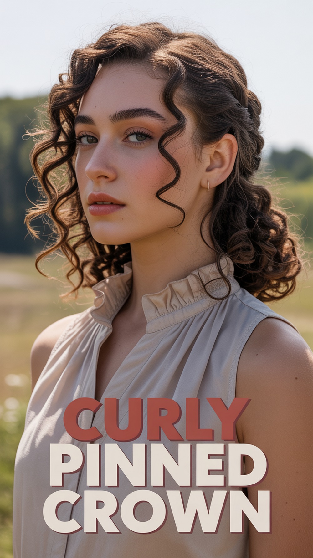 Curly Pinned Crown