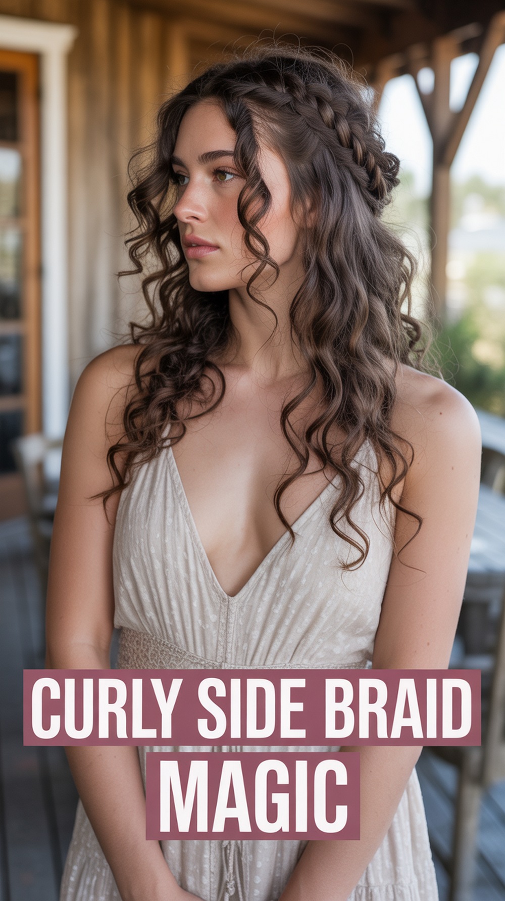 Curly Side Braid Magic