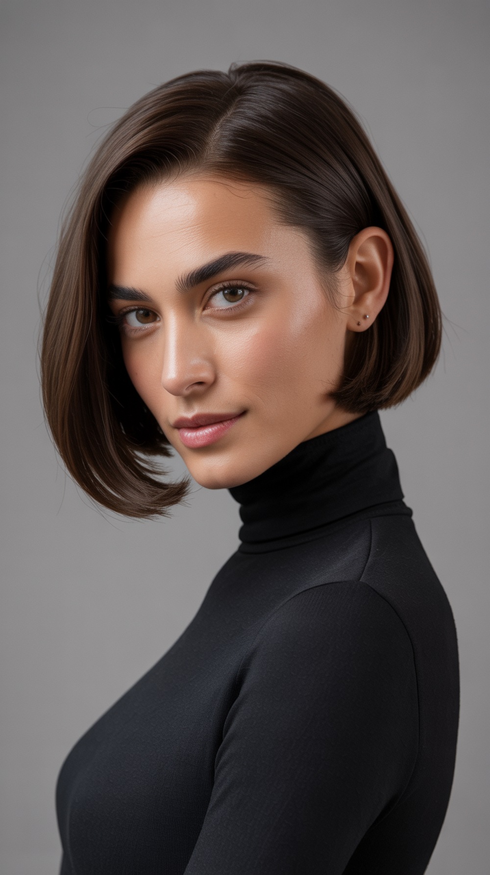Deep Side Part Bob