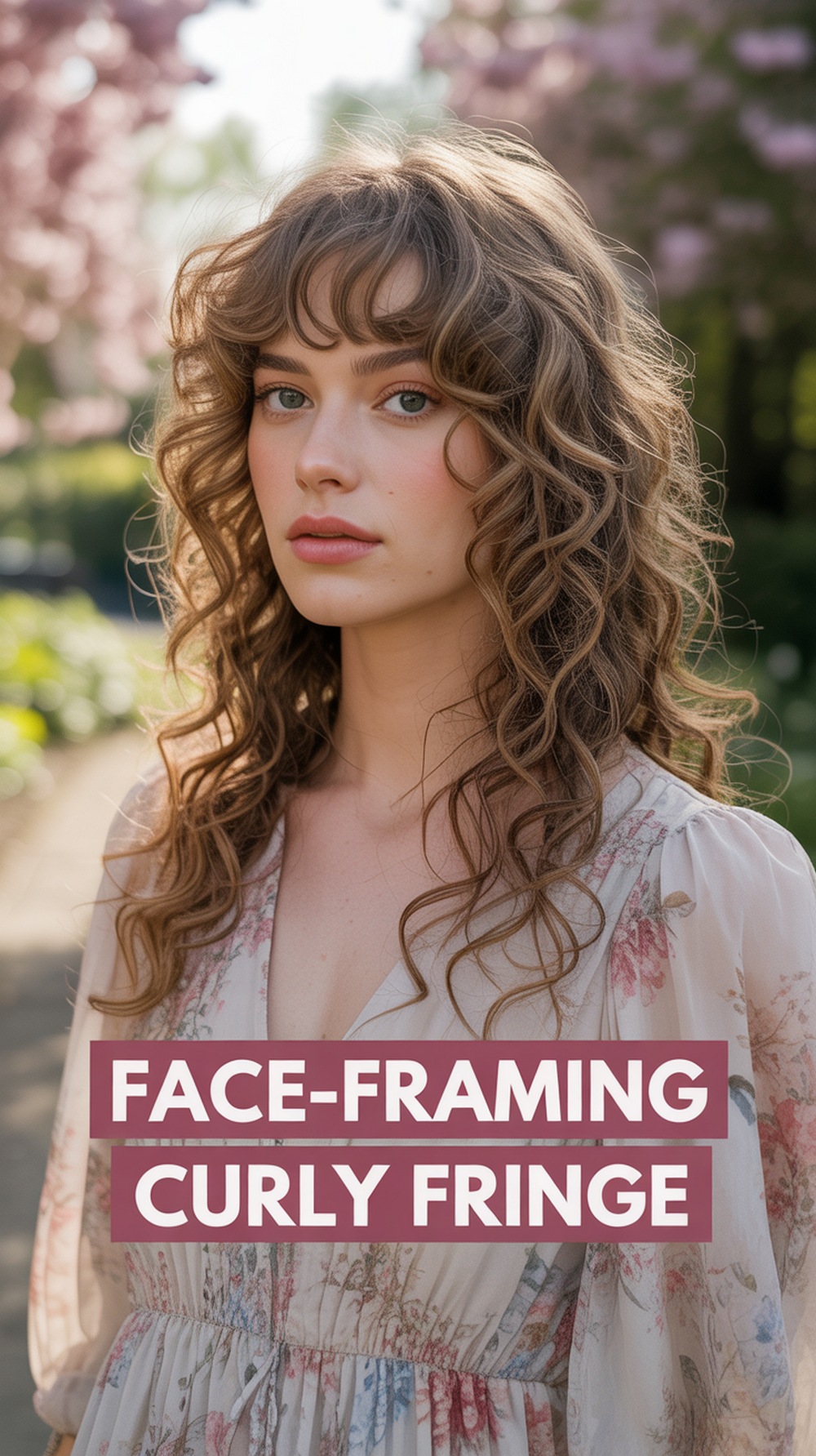 Face Framing Curly Fringe