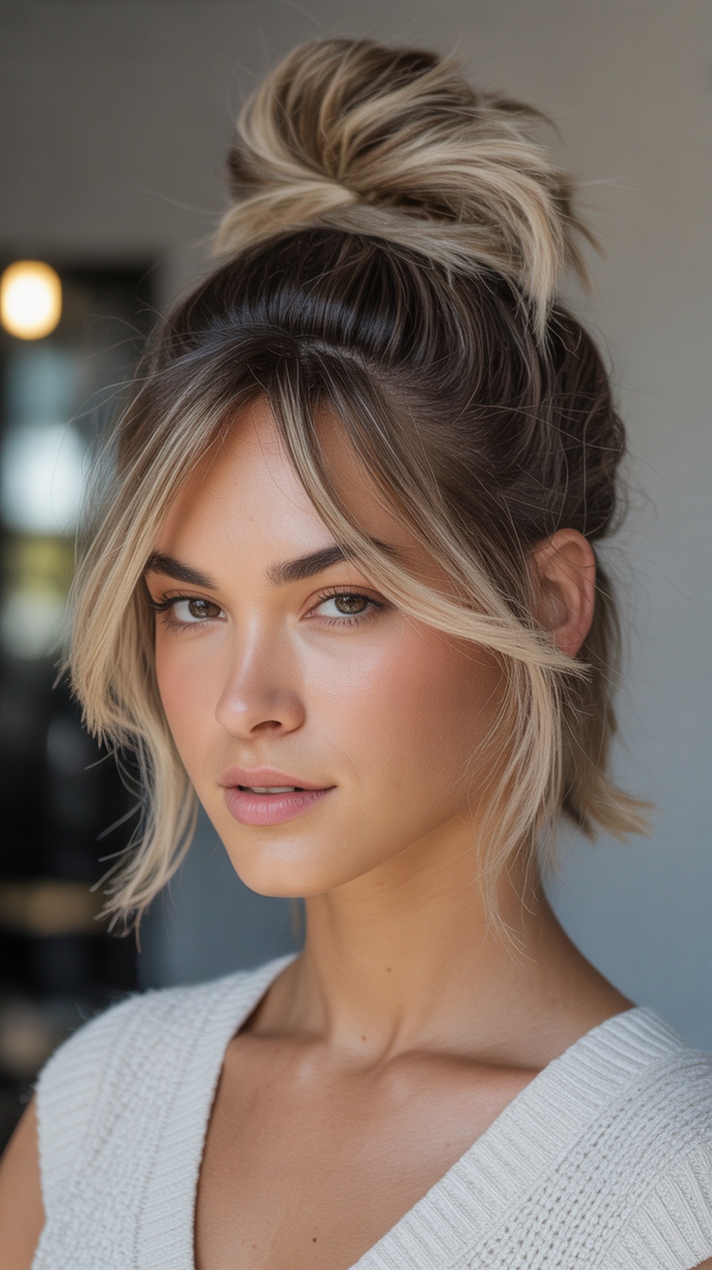 Layered Top Knot