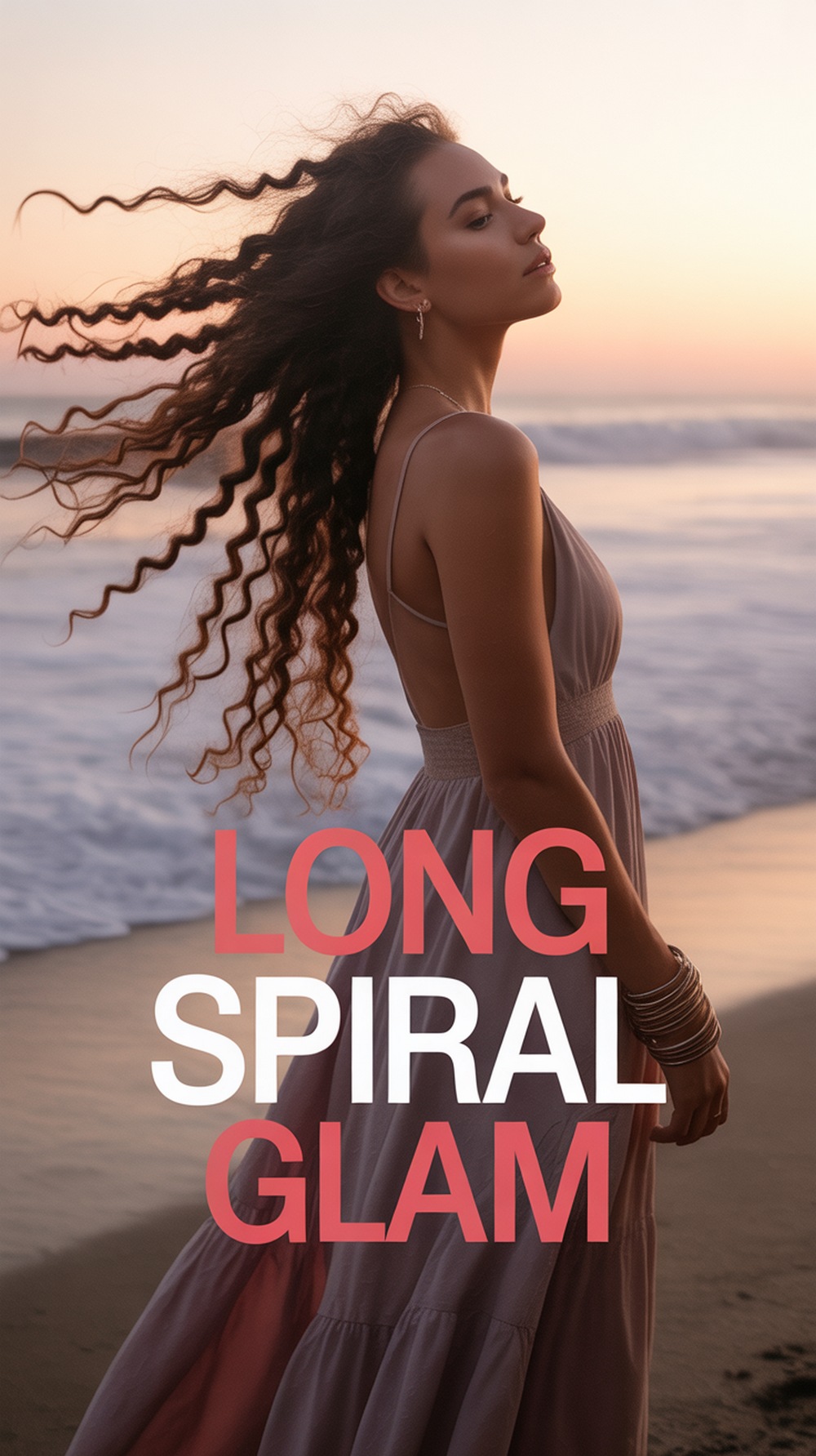 Long Spiral Glam