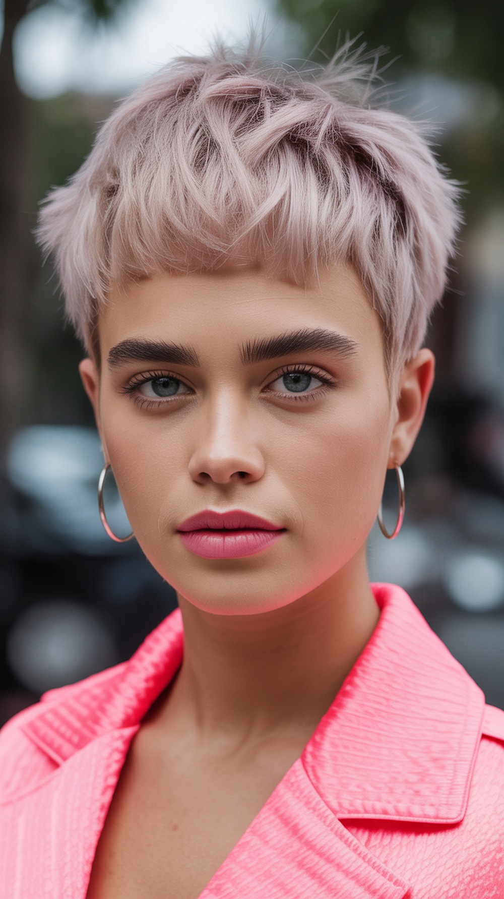 Micro Bangs with Tousled Pixie