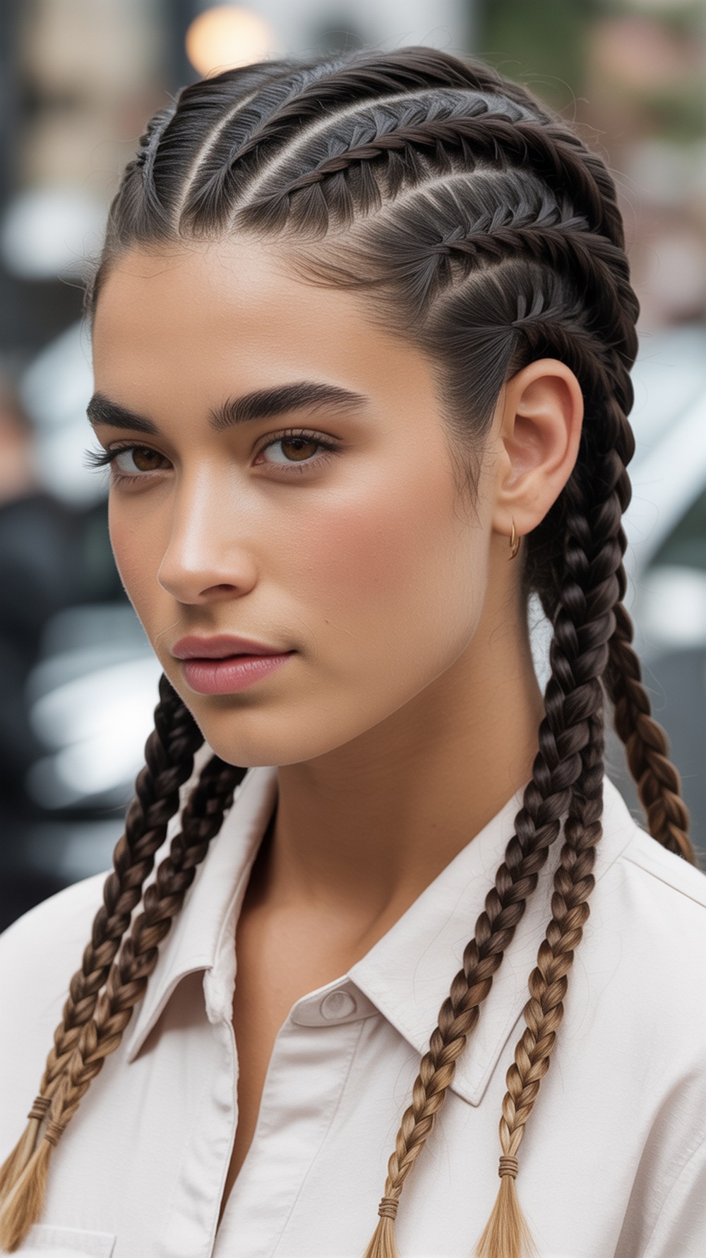 Mini Braided Front Row