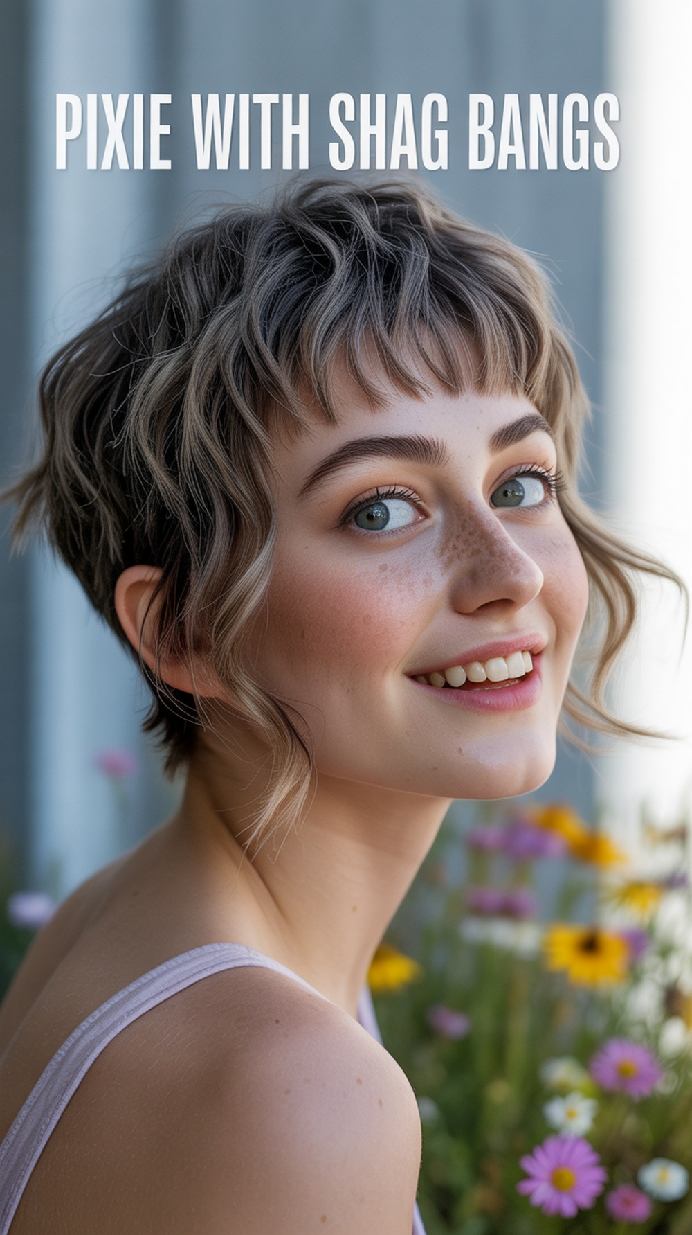 Pixie With Shag Bangs