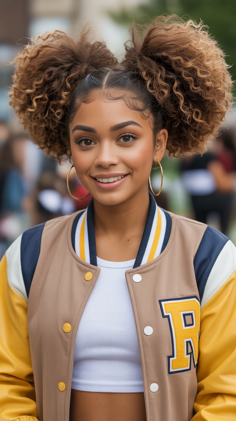Puff Ponytails Cheer Hairstyle