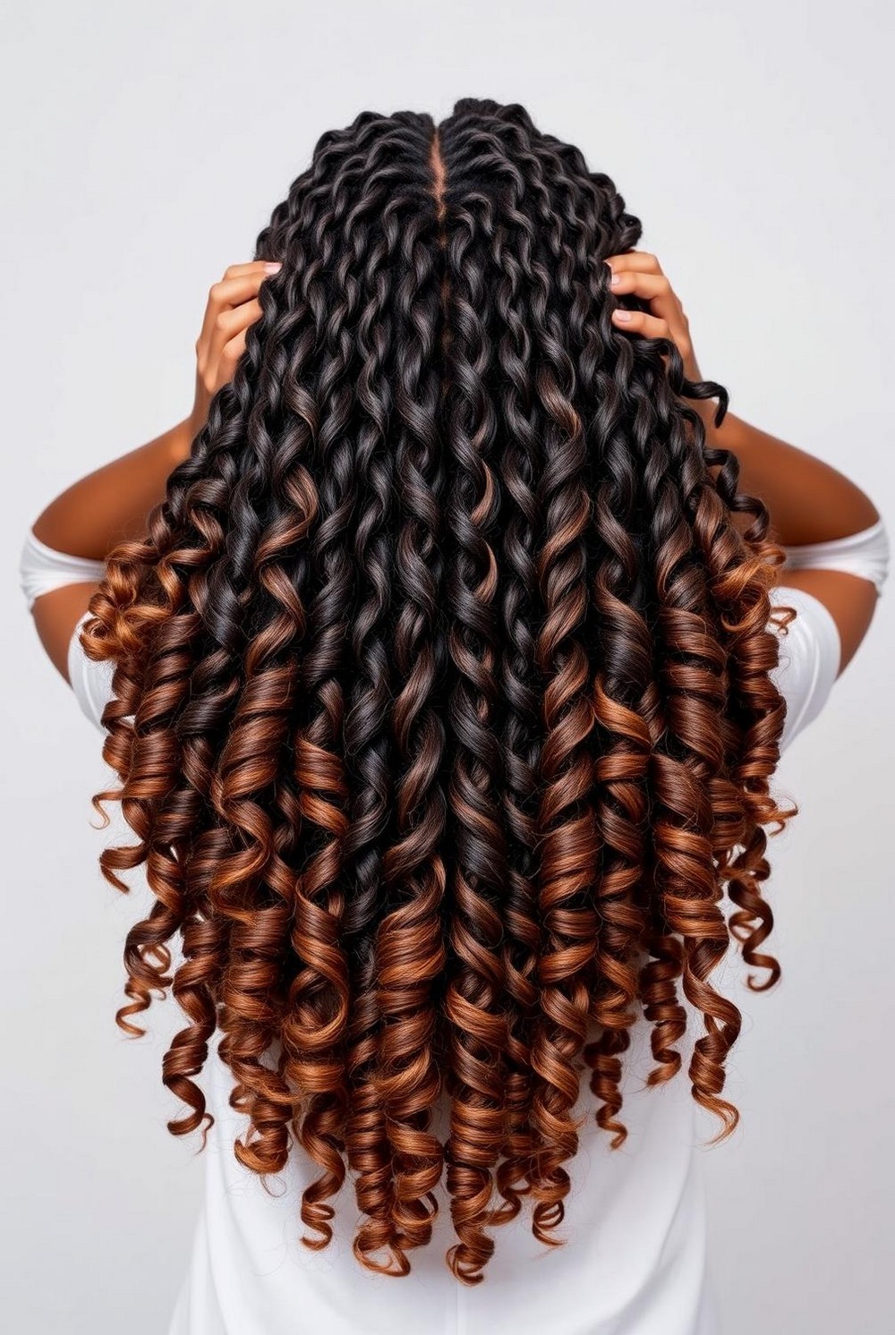 Rope Twists for Elongated Curl Pattern
