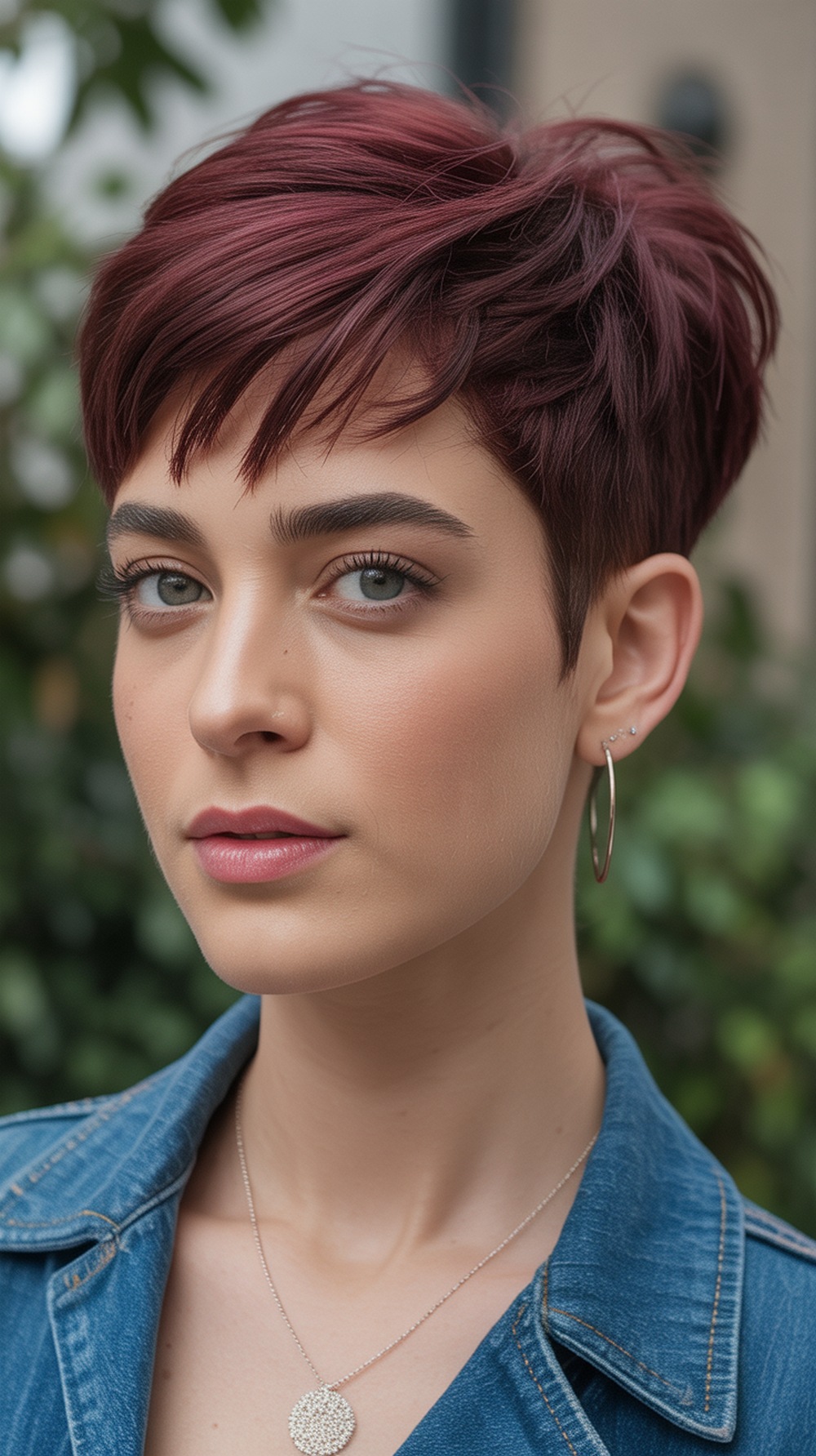 Tapered Pixie with Wispy Fringe