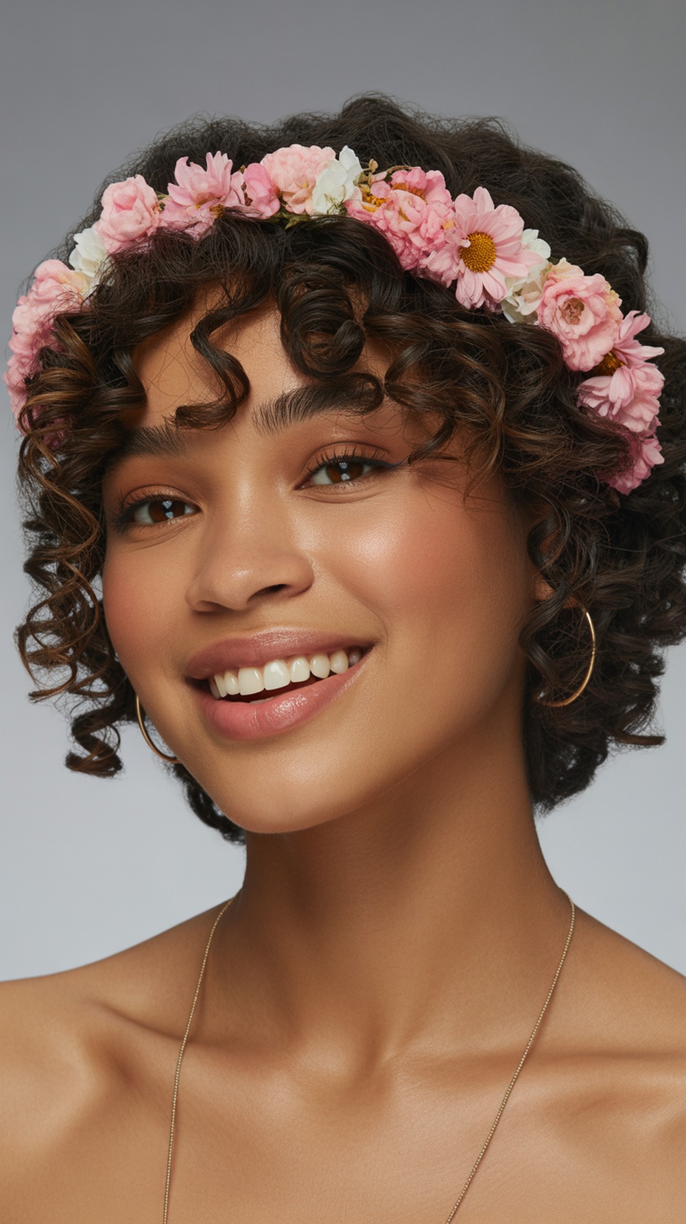 Twist Out with Flower Crown