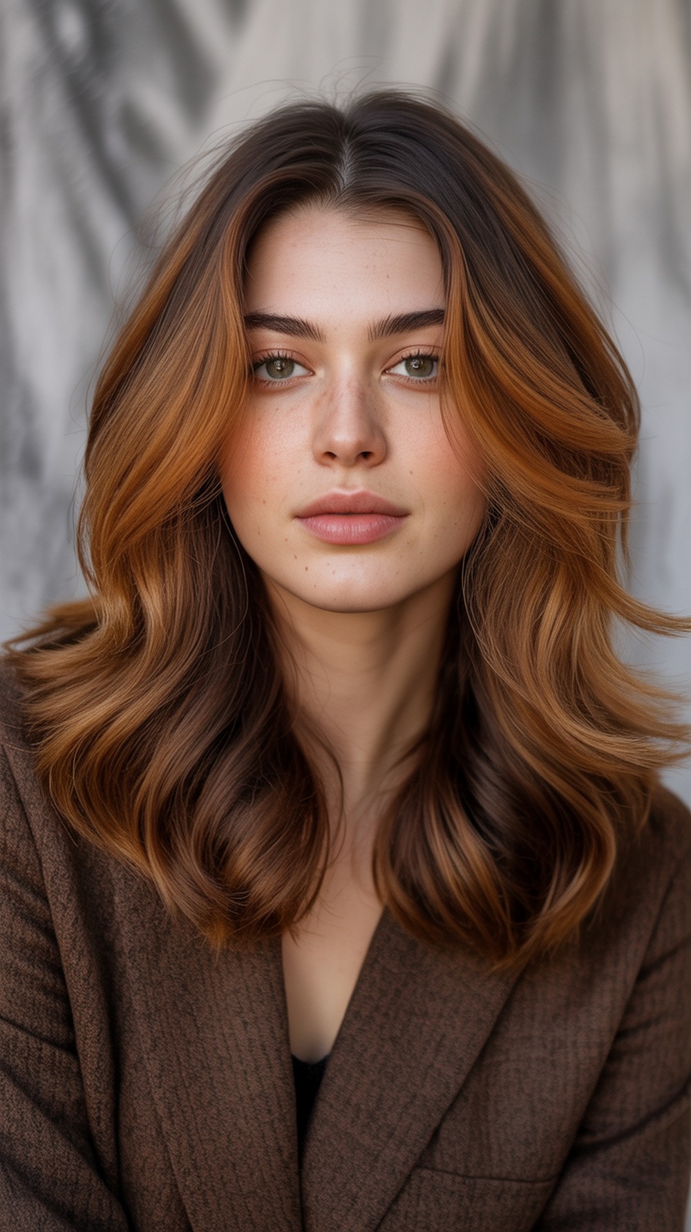 Warm Caramel Highlights with Chocolate Base
