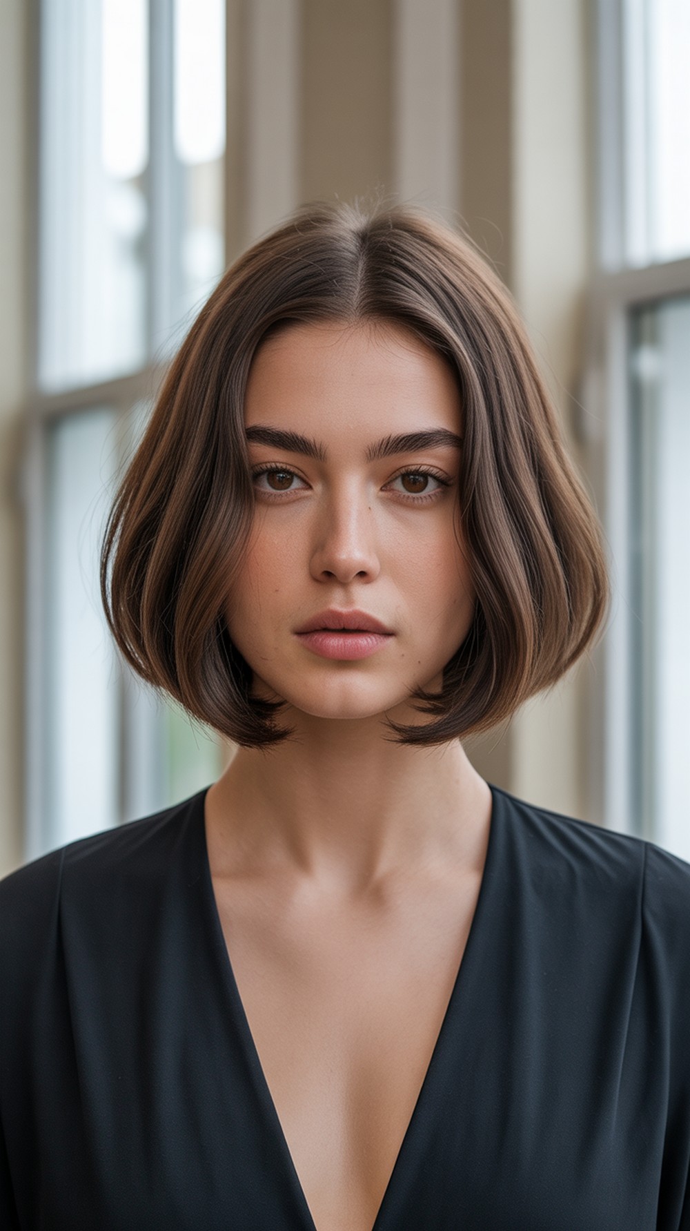 Blunt Chin Bob with Micro Lift