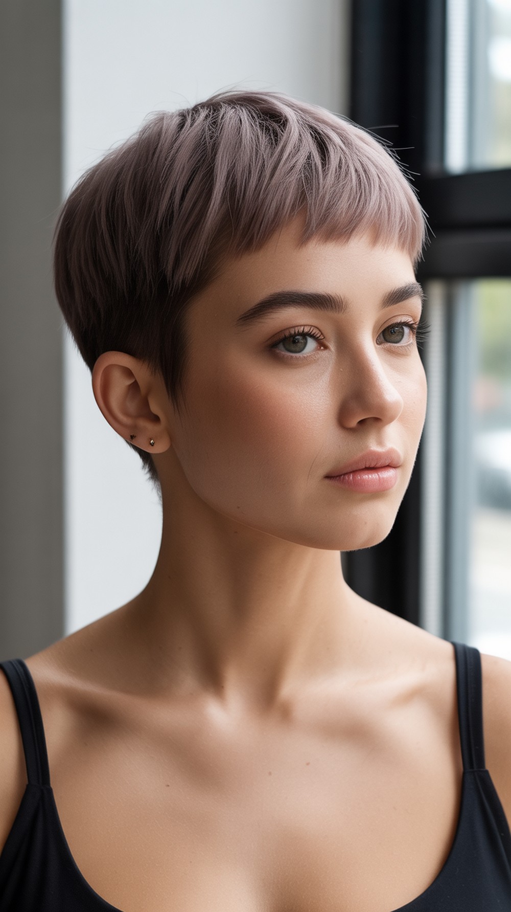 Contoured Pixie Crop