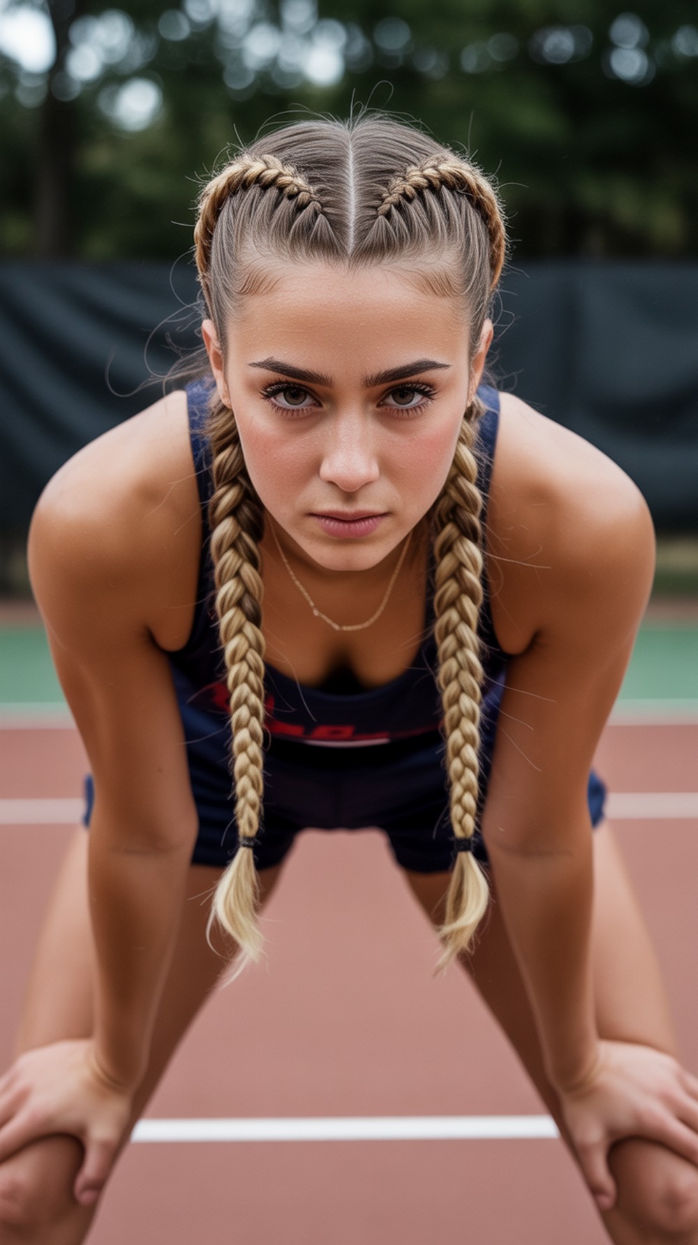 Double Dutch Braids Volleyball Hairstyles for Lockdown Control