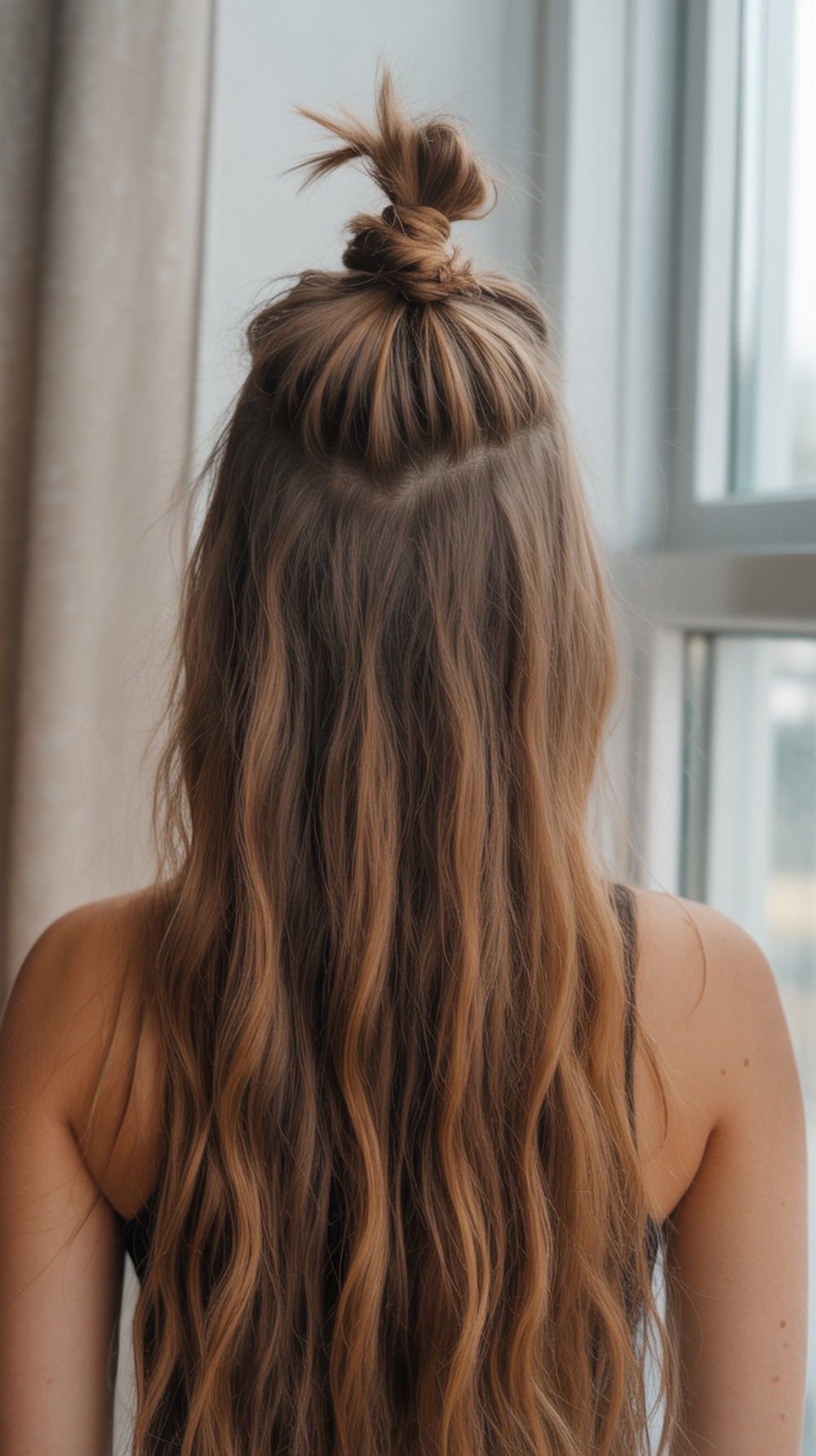 Half Up Top Knot