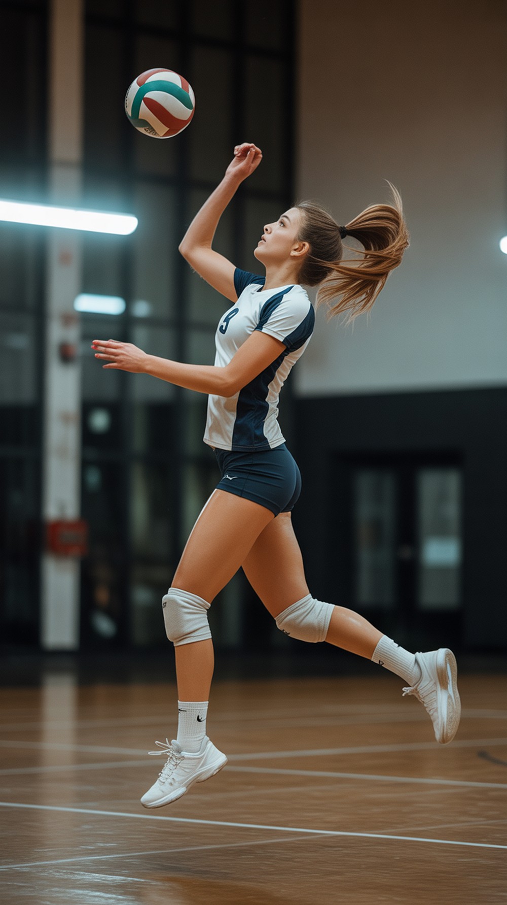 High Ponytail Volleyball Hairstyles for Power and Bounce