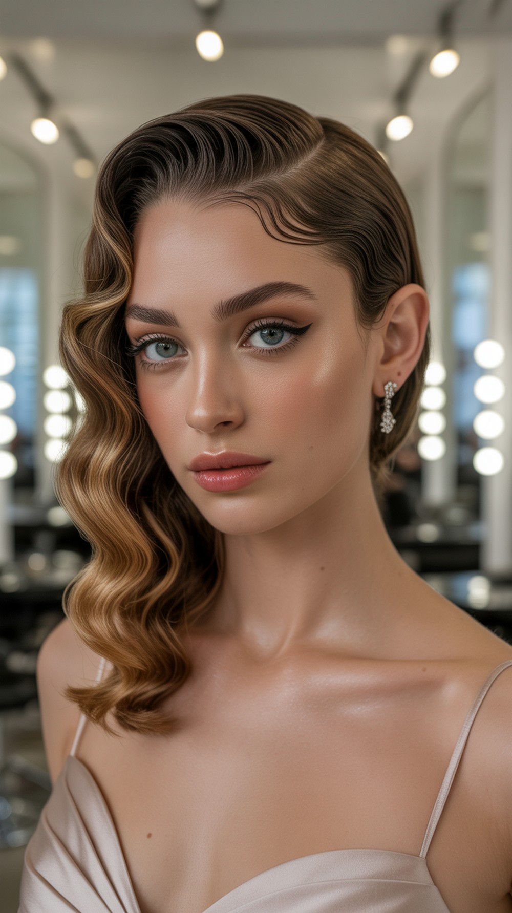 Hollywood Glam Pin Waves