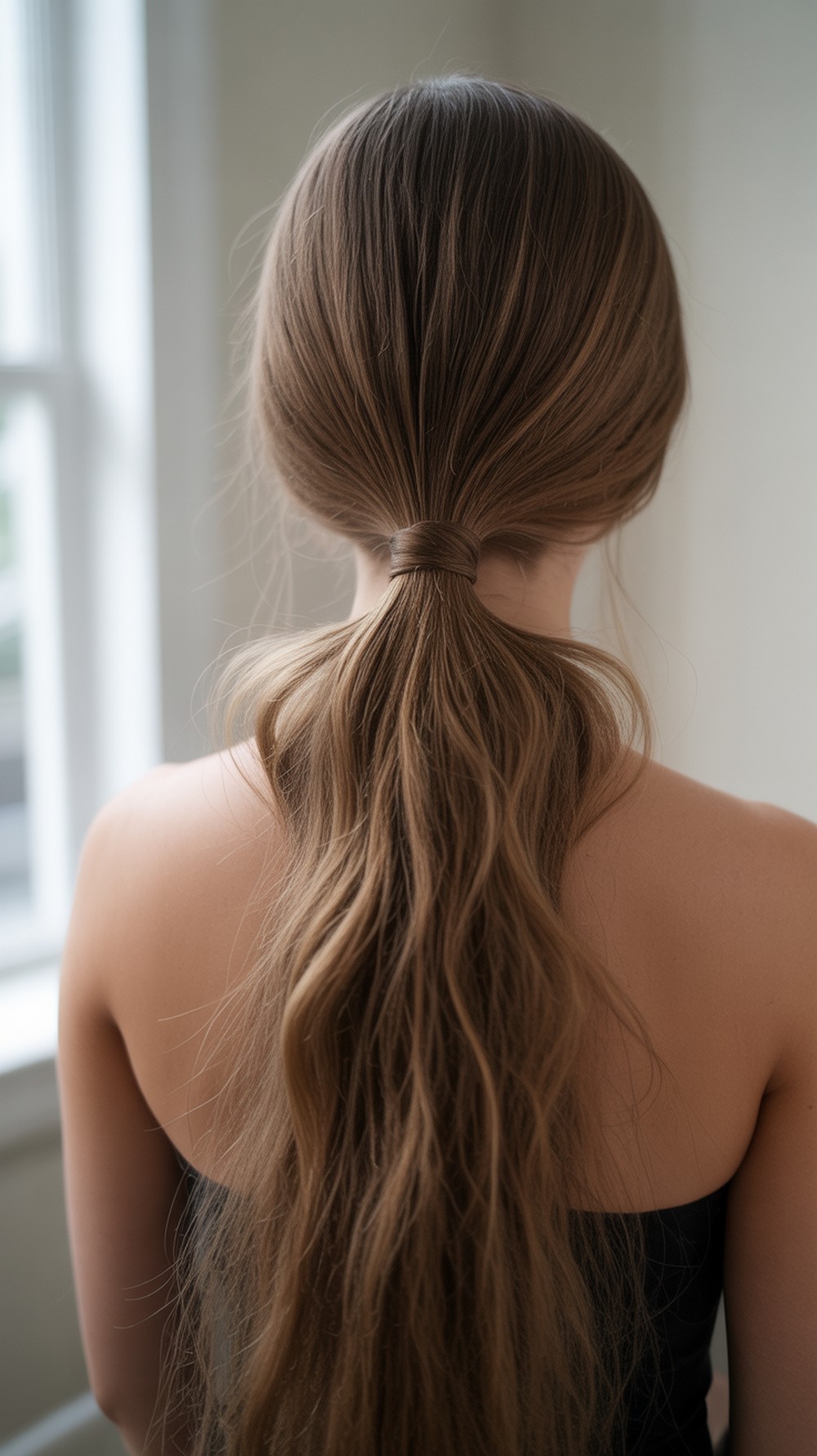Low Bubble Ponytail