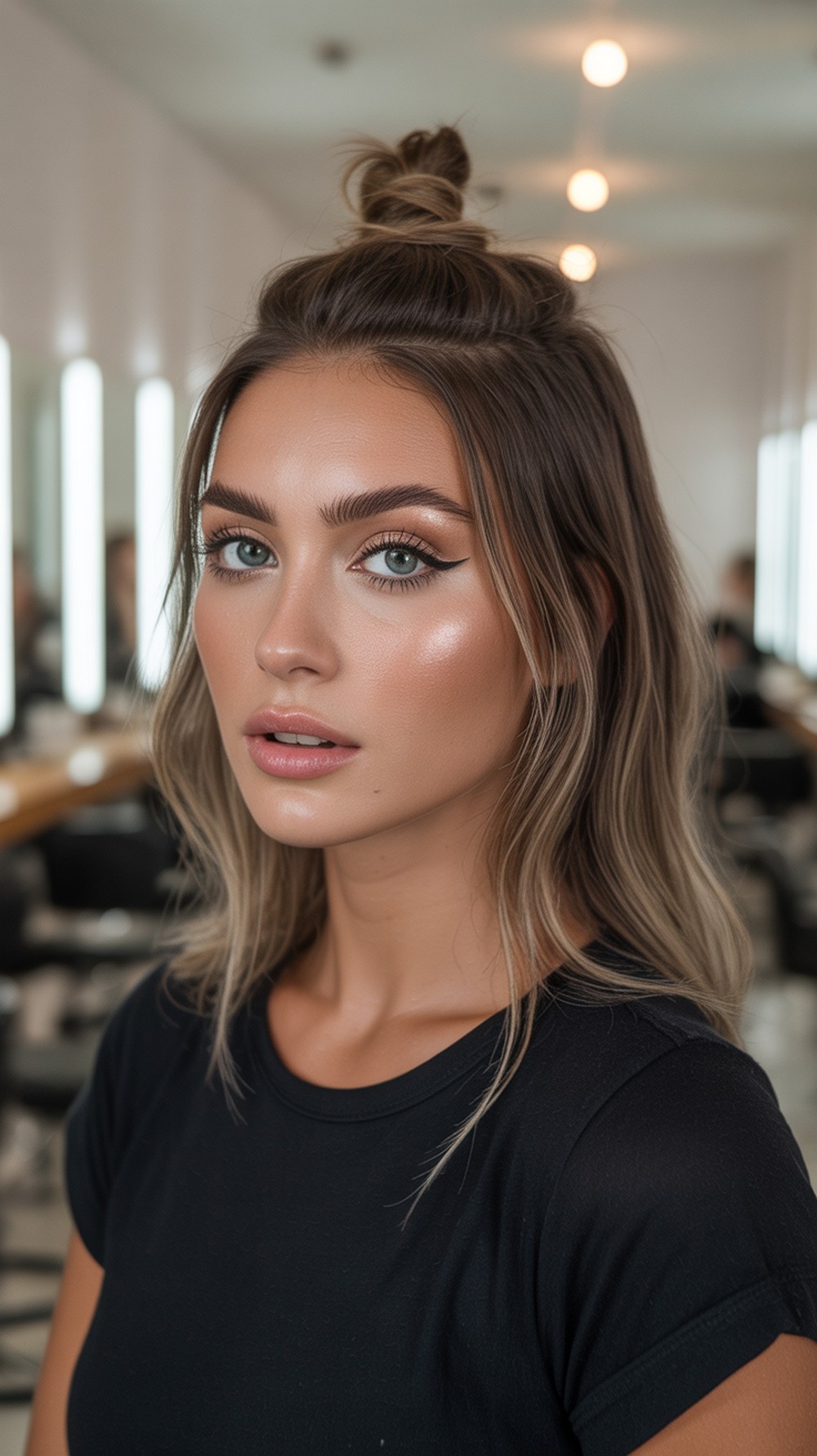 Mini Top Knot + Long Lengths