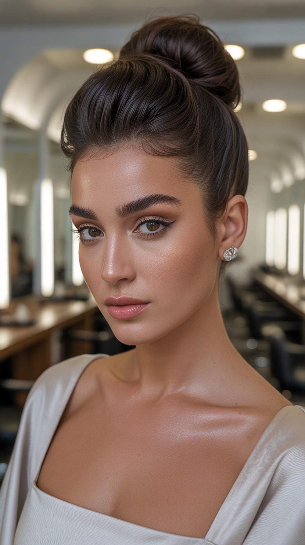 Modern High Bun