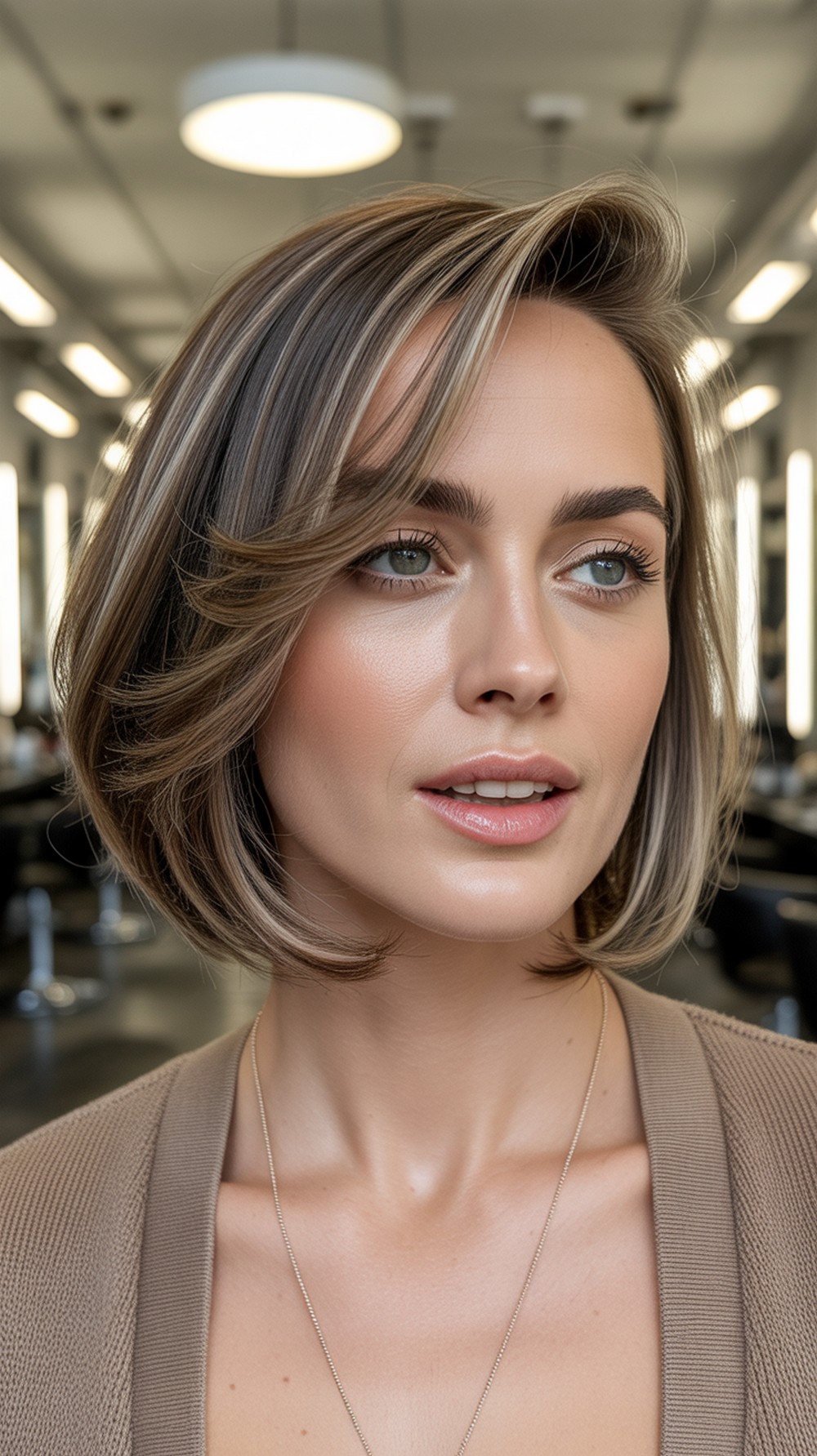 Side Swept Layered Cut