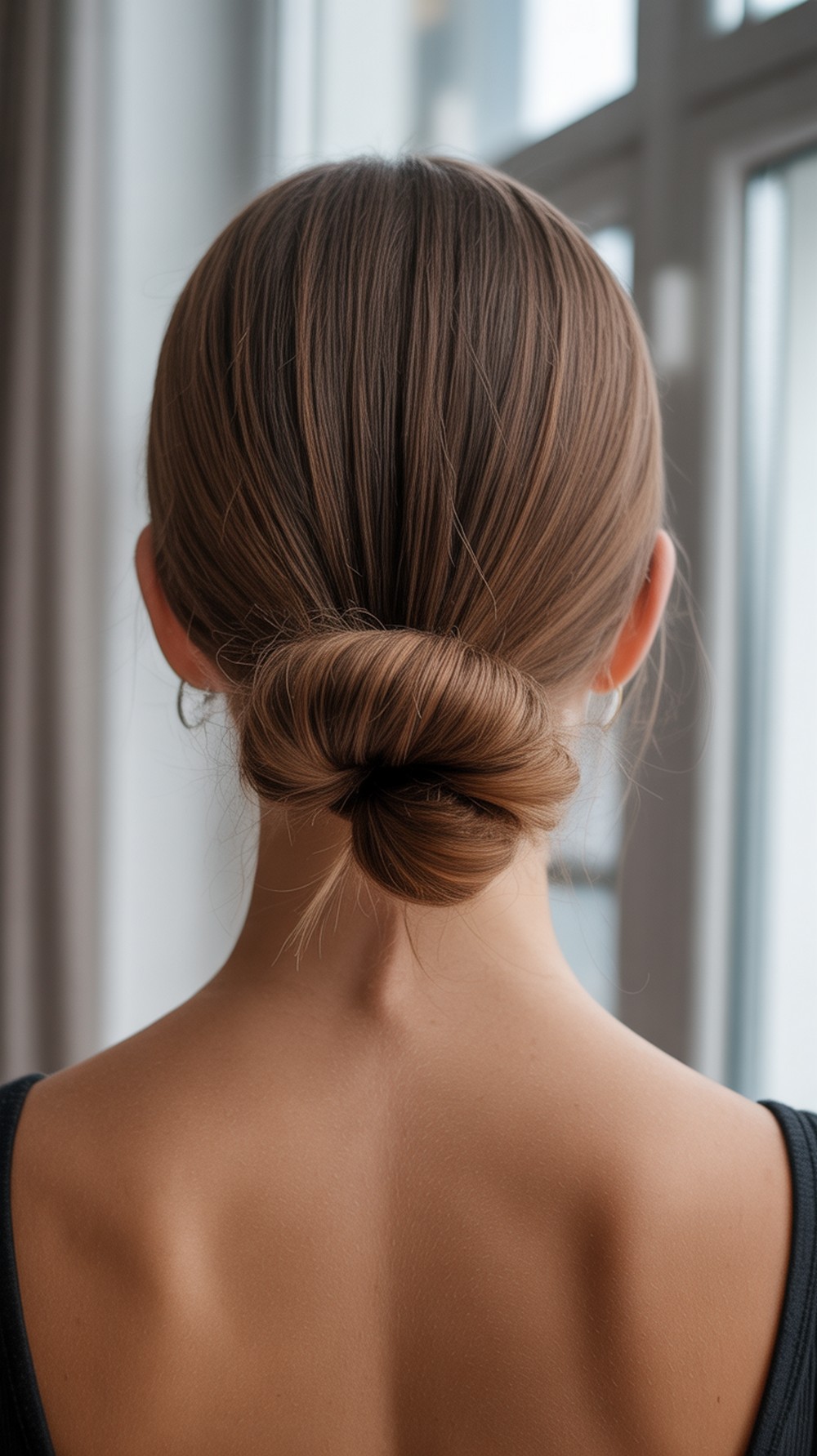 Sleek Low Bun