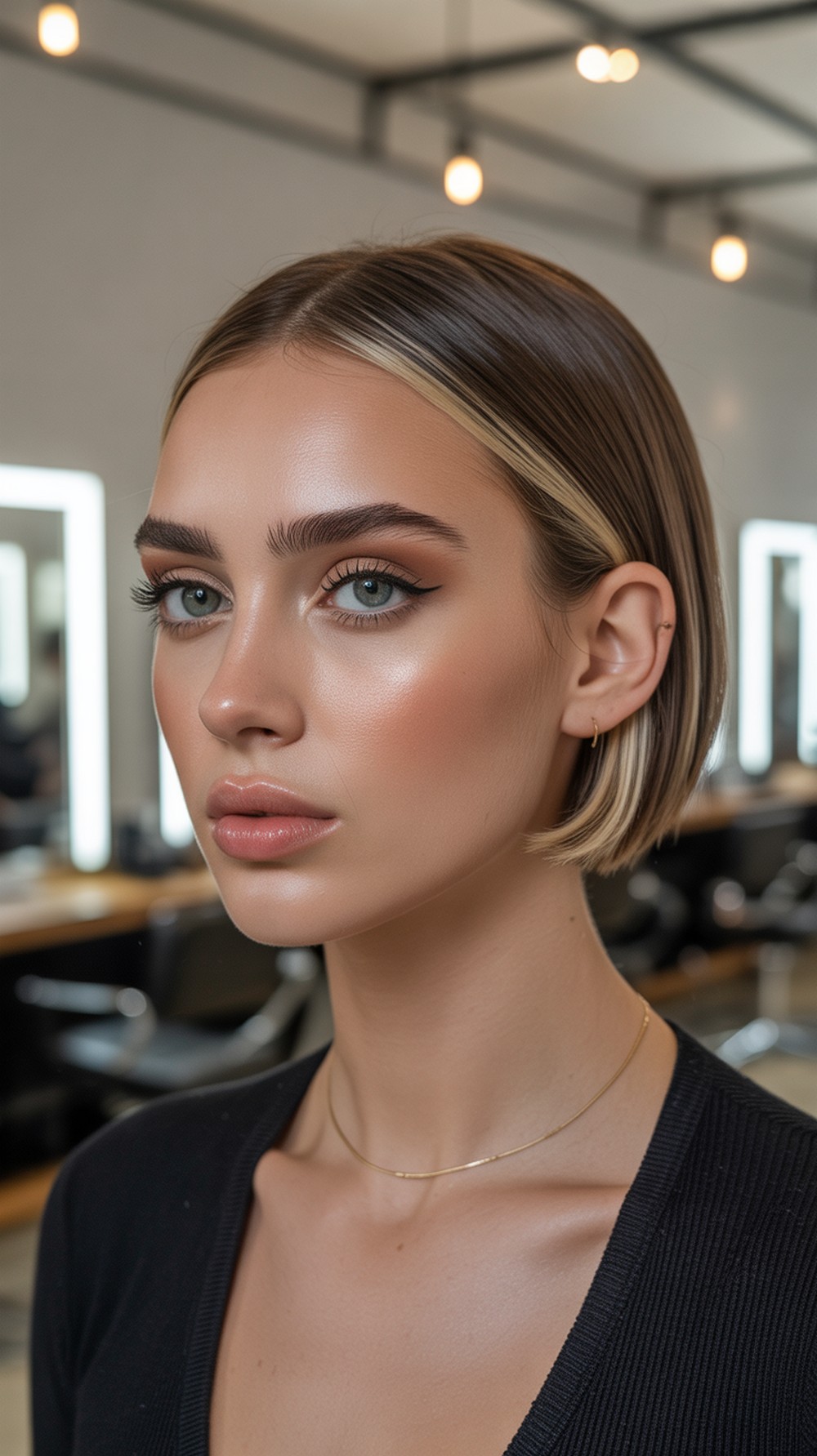 Sleek Tucked Lob Flip