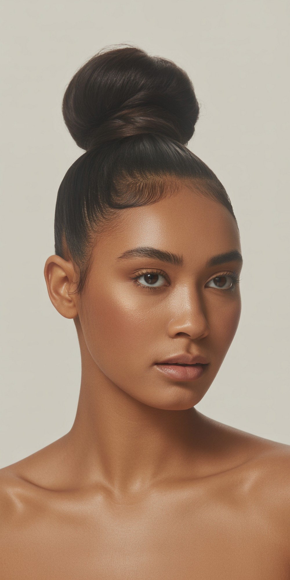 Sock Bun Hairstyle