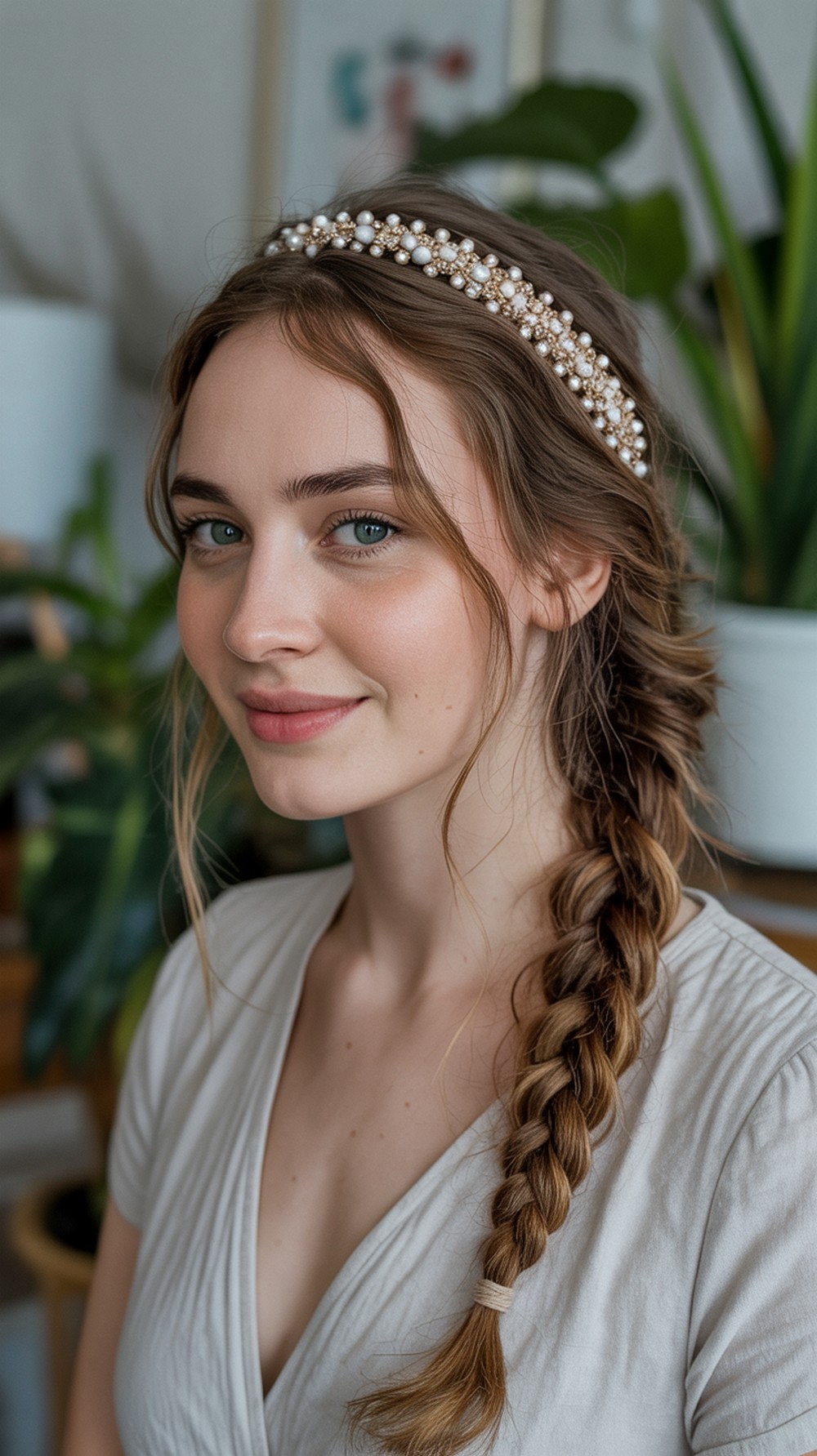 Beaded Crochet Hair Vine