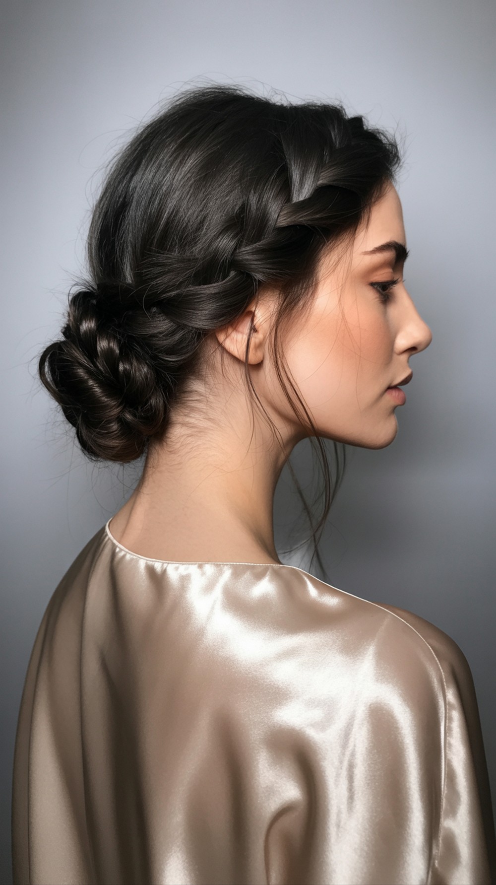 Braided Low Bun