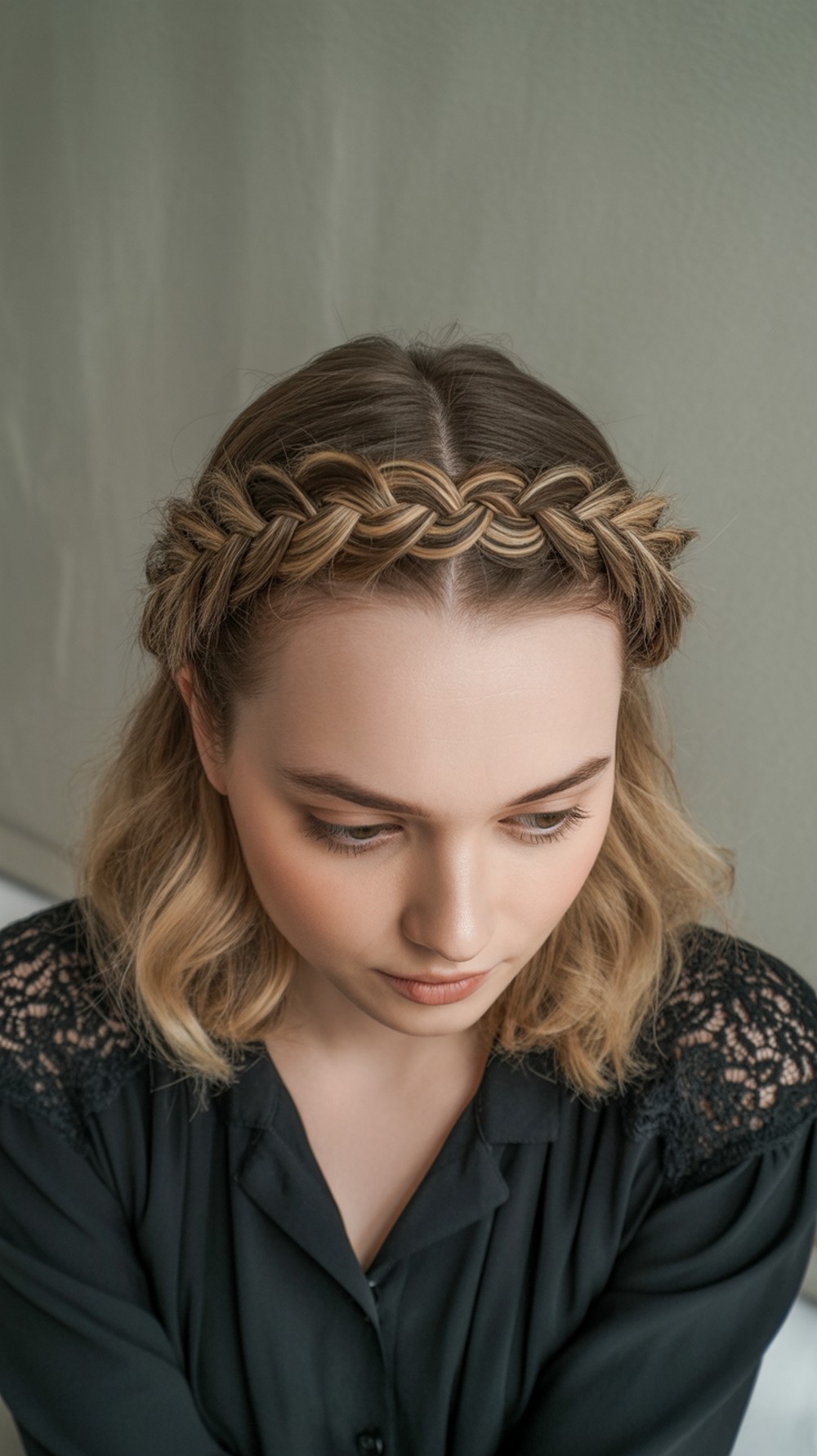 Braided Raven Crown