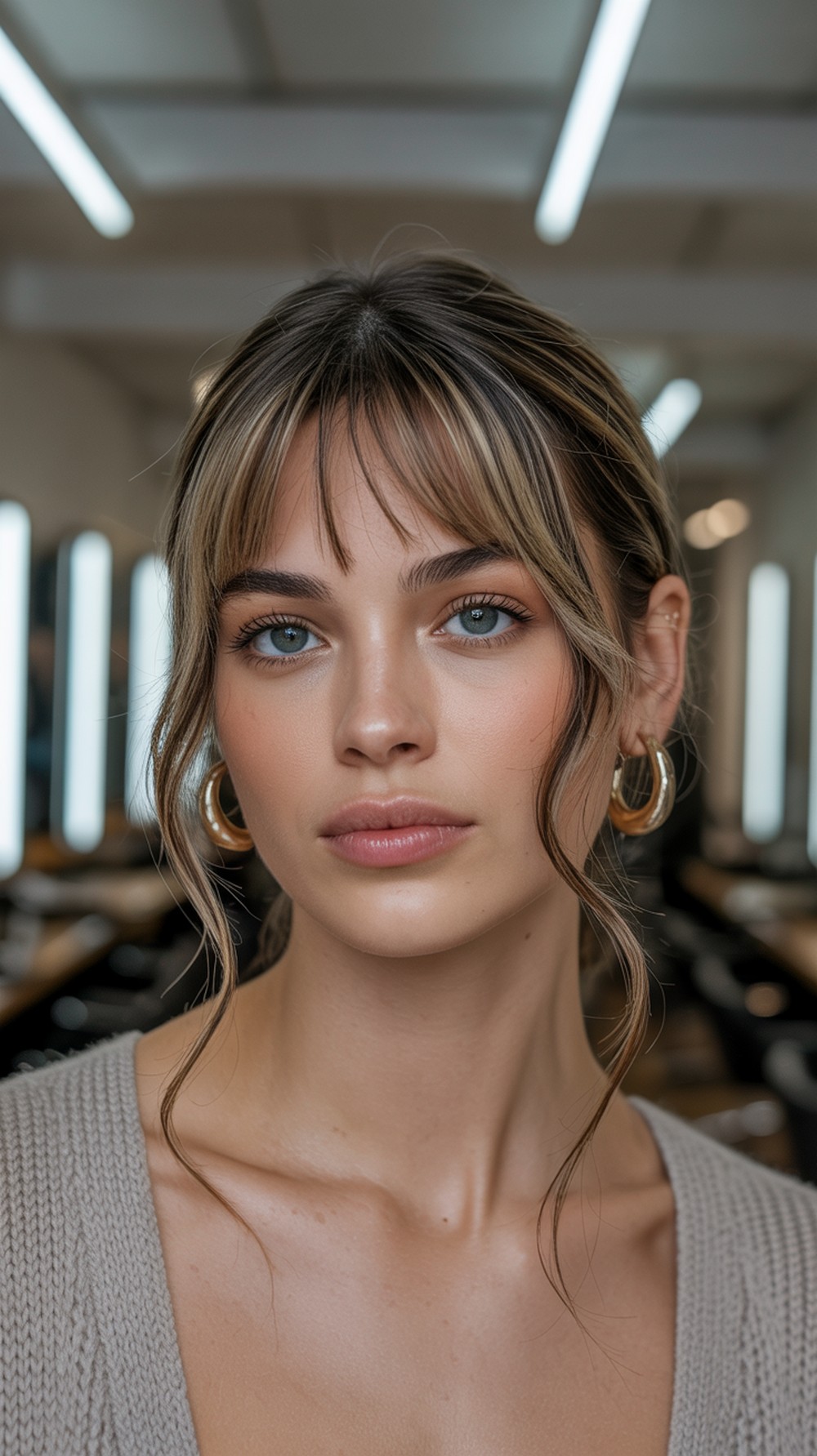 Curtain Bangs + Loose S Bends