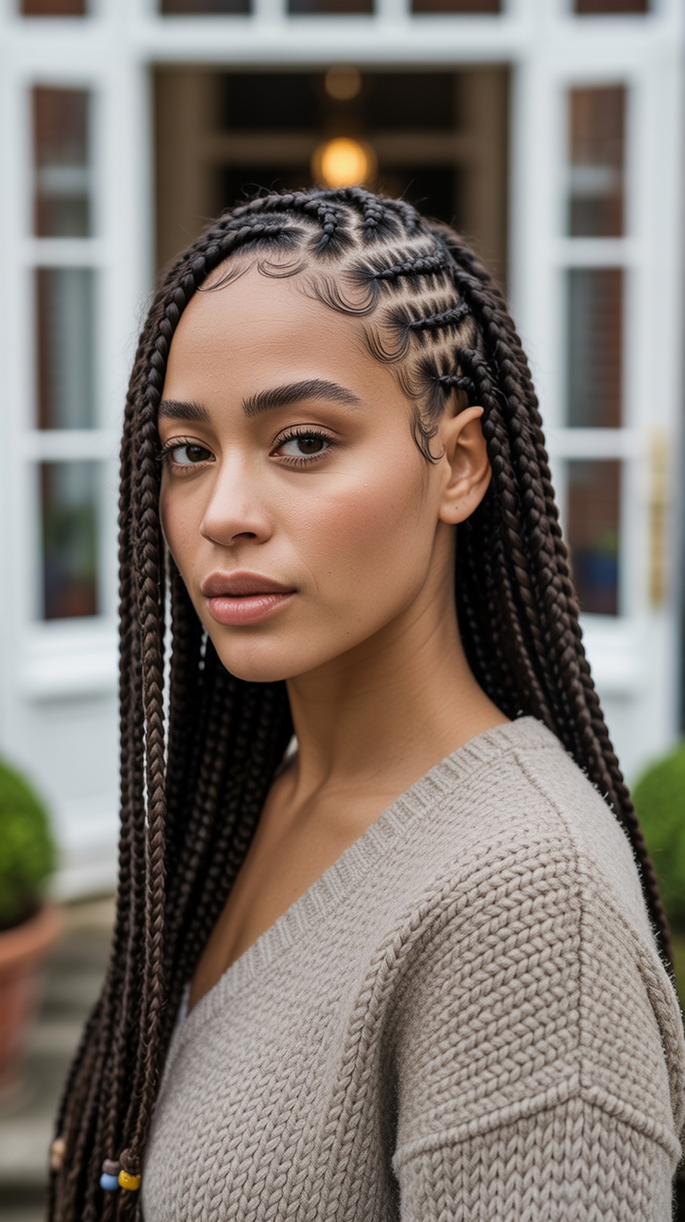 Fulani Braids with Beads