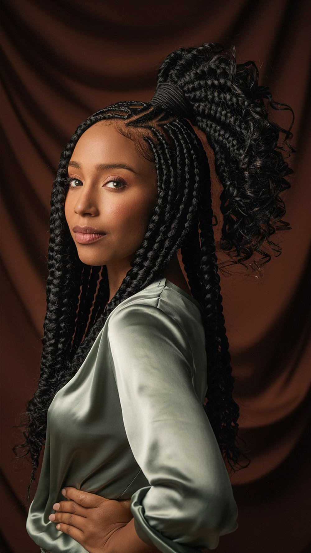 Fulani Flip-Over Braids