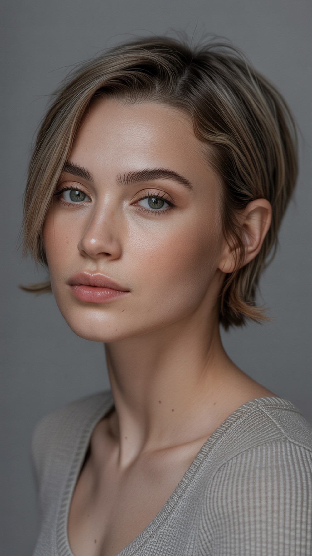 Grown Out Pixie with Face Frame