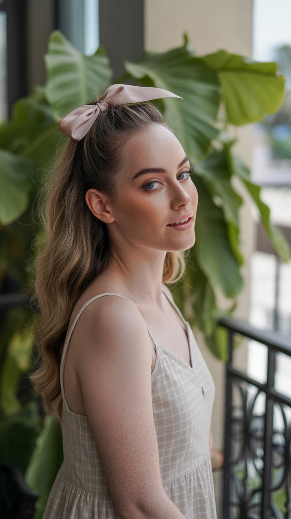Half Up Ribbon Bow