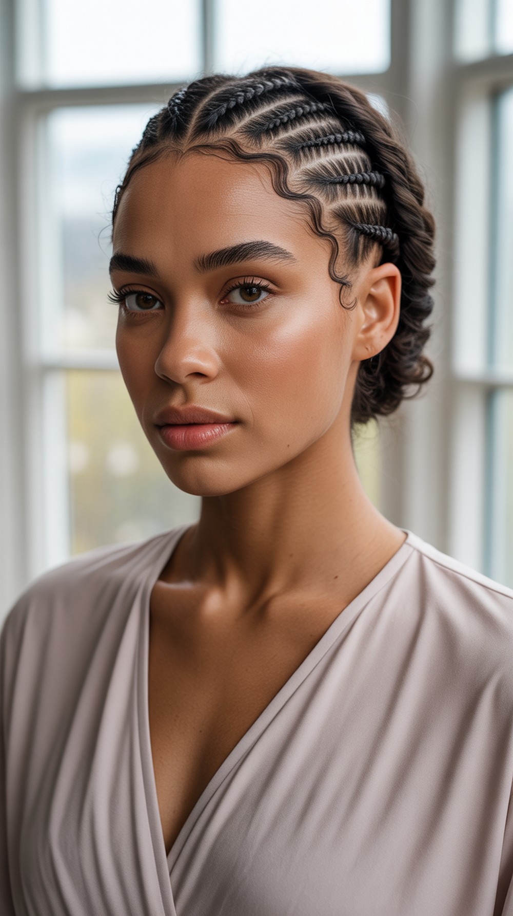 Halo Braid on Natural Hair
