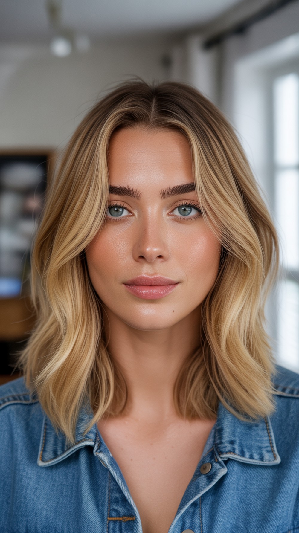 Honey Kissed Face Frame