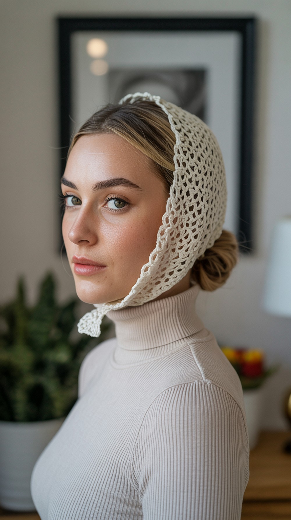 Lacy Bun Cover (Snood)