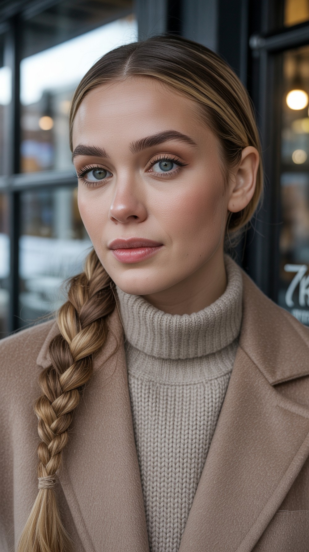 Low Fishtail Scarf Braid